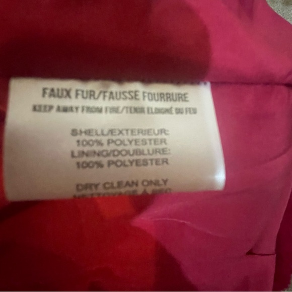 Apparis Faux Fur Hooded Jacket Pink Magenta Plush - Picture 7 of 7